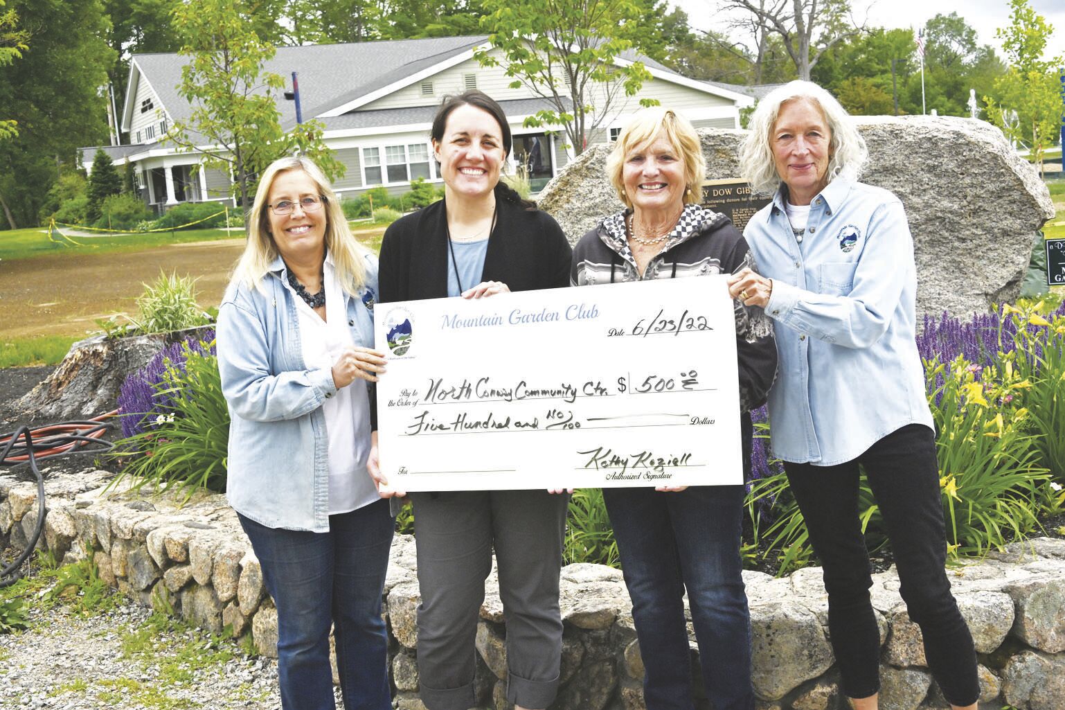 Community Center Corner: Mountain Garden Club donates $500 to center